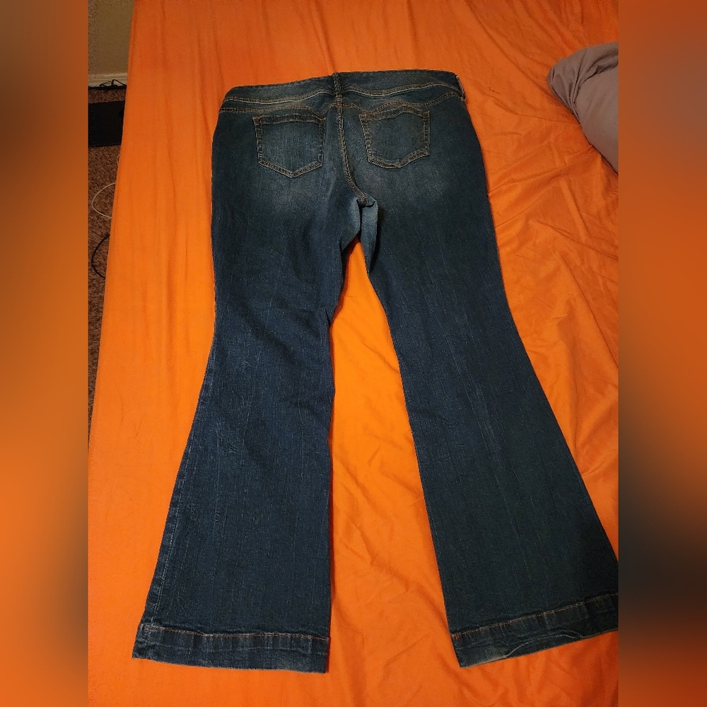 Torrid Dark Wash Flare Jeans Size 20R